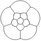 proyecci&oacute;n de dodecaedro