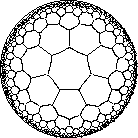 mosaico hiperb&oacute;lico de hept&aacute;gonos